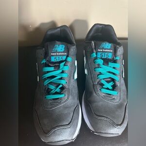 New Balance 515 blackish gray/teal size 9